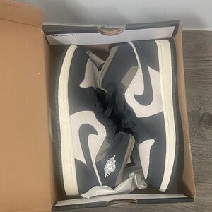 Jordan Black and Cream High-Tops